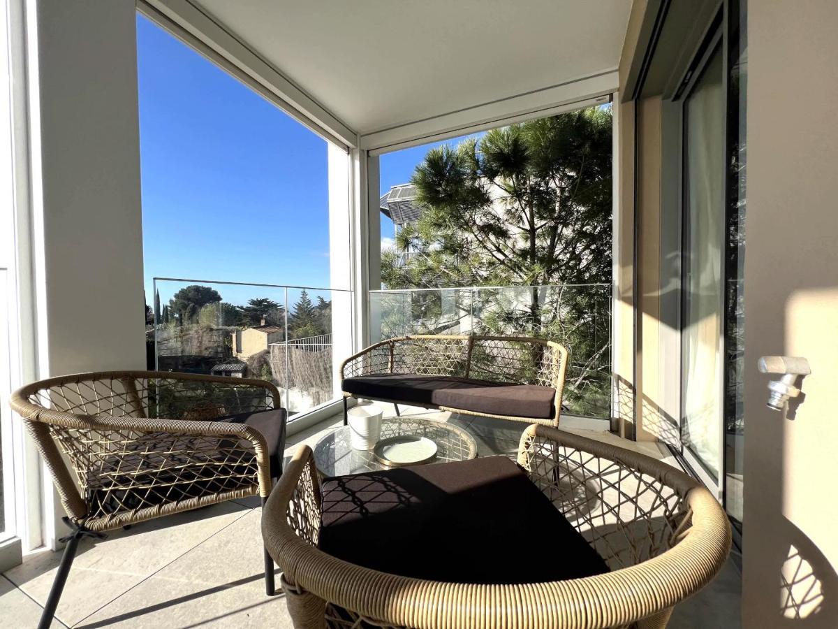 Magnifique 3 Pieces Vue Mer - Eze Lägenhet Exteriör bild